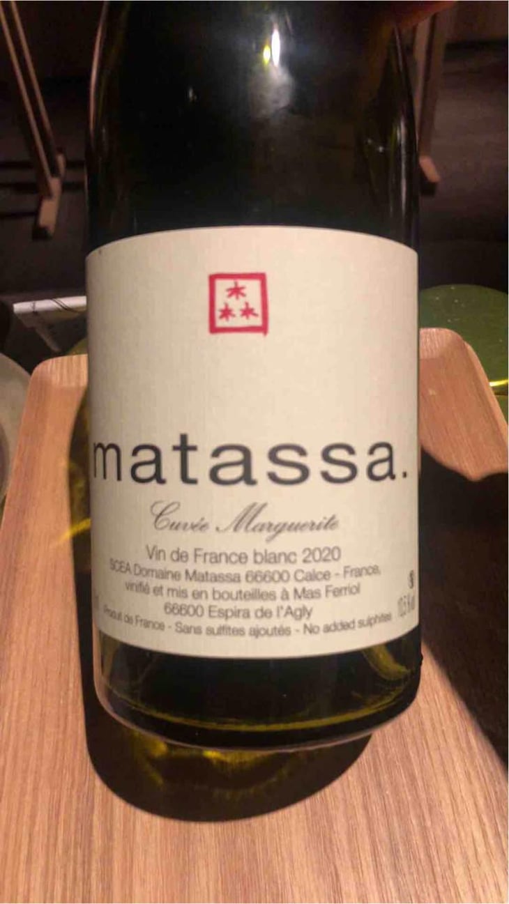 Cuvée Marguerite - Domaine Matassa - Tom Lubbe 