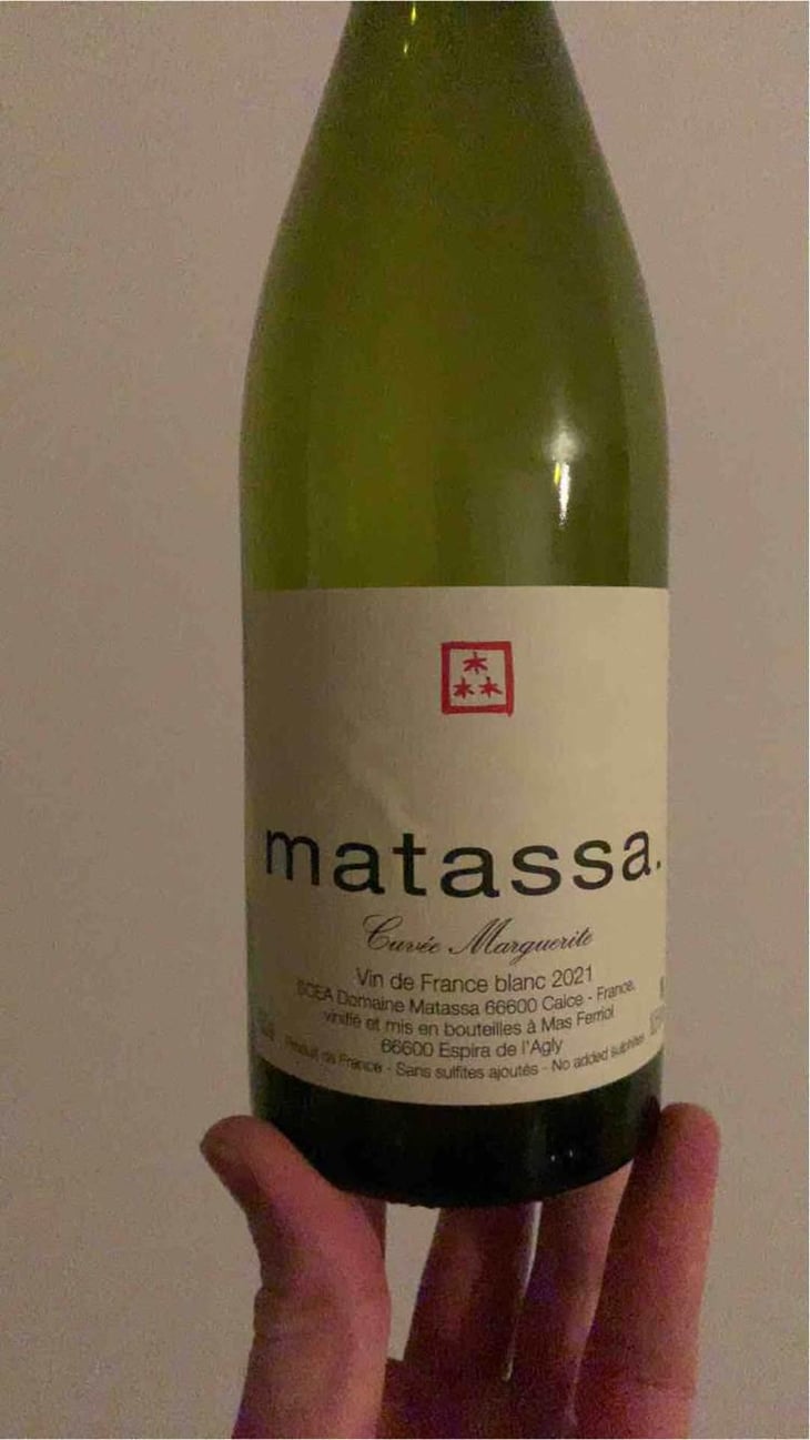 Cuvée Marguerite - Domaine Matassa - Tom Lubbe 