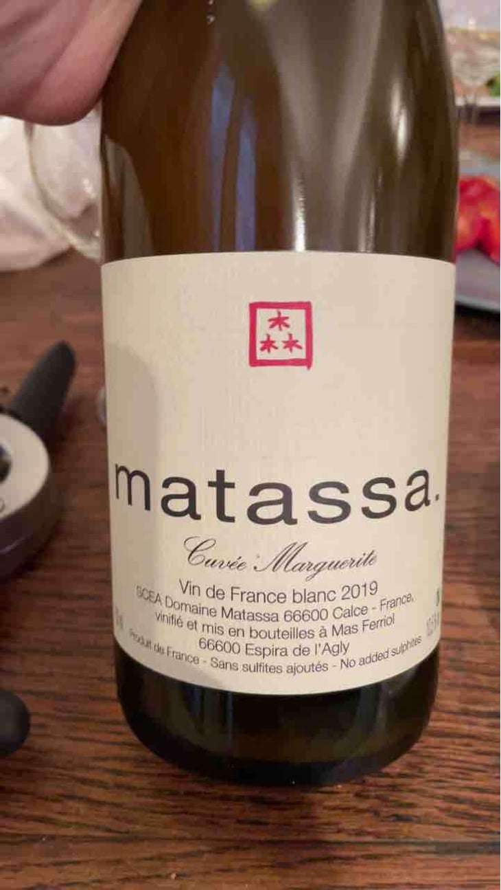 Cuvée Marguerite - Domaine Matassa - Tom Lubbe 