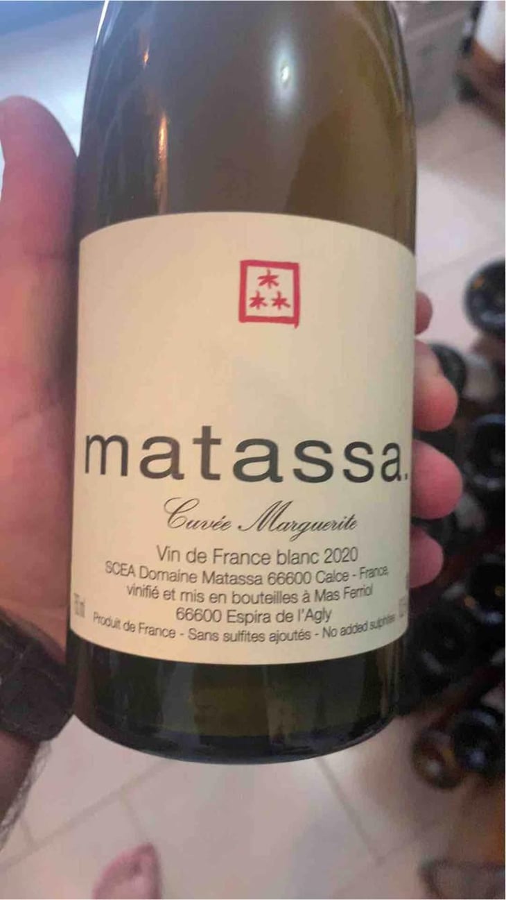 Cuvée Marguerite - Domaine Matassa - Tom Lubbe 