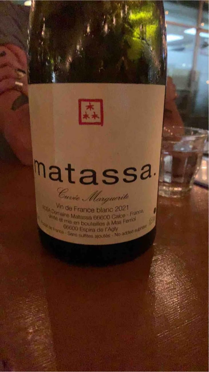 Cuvée Marguerite - Domaine Matassa - Tom Lubbe 