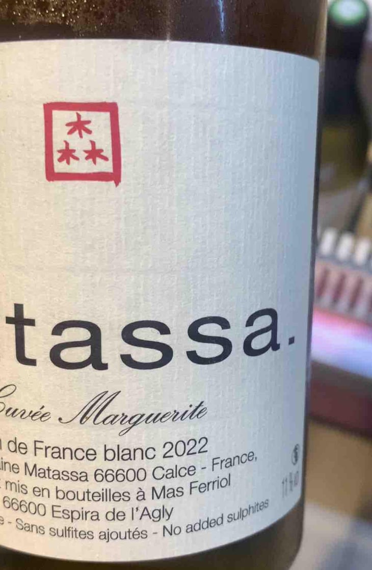 Cuvée Marguerite - Domaine Matassa - Tom Lubbe 