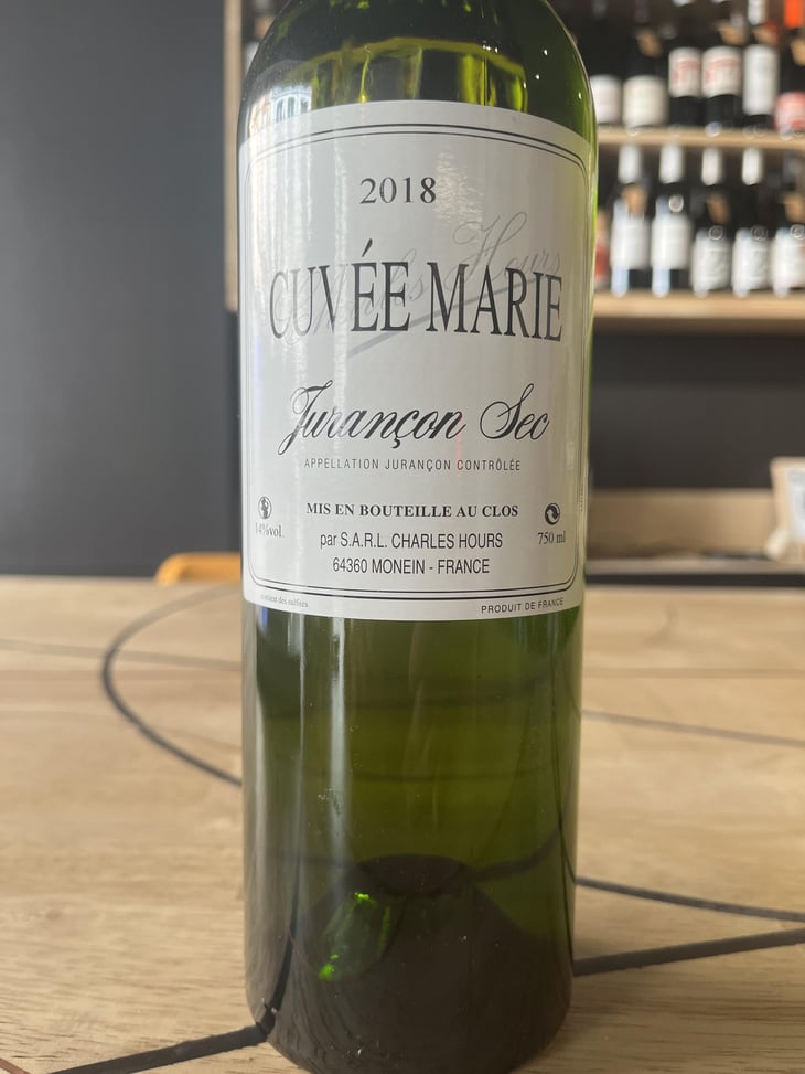Cuvée Marie Jurançon Sec - Cuvée Marie - Charles Hours 