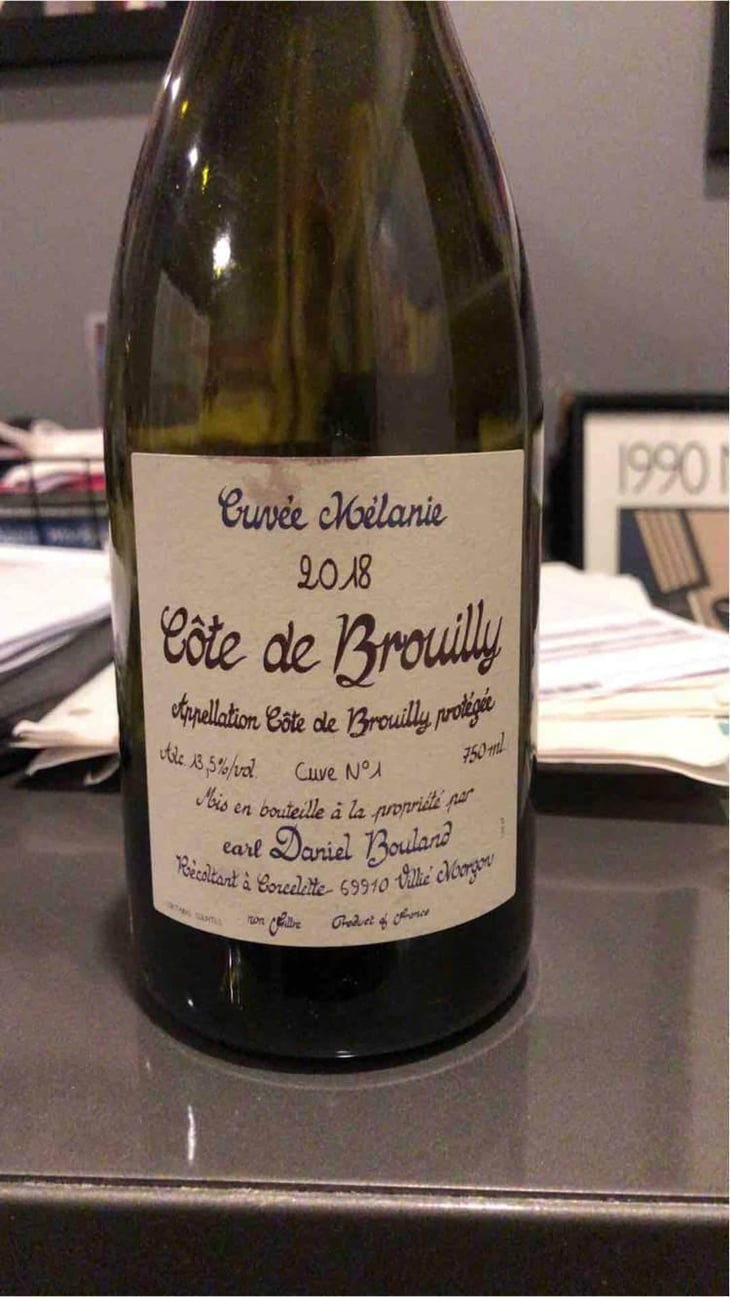 Cuvée Mélanie - Daniel Boulard - Daniel Boulard 