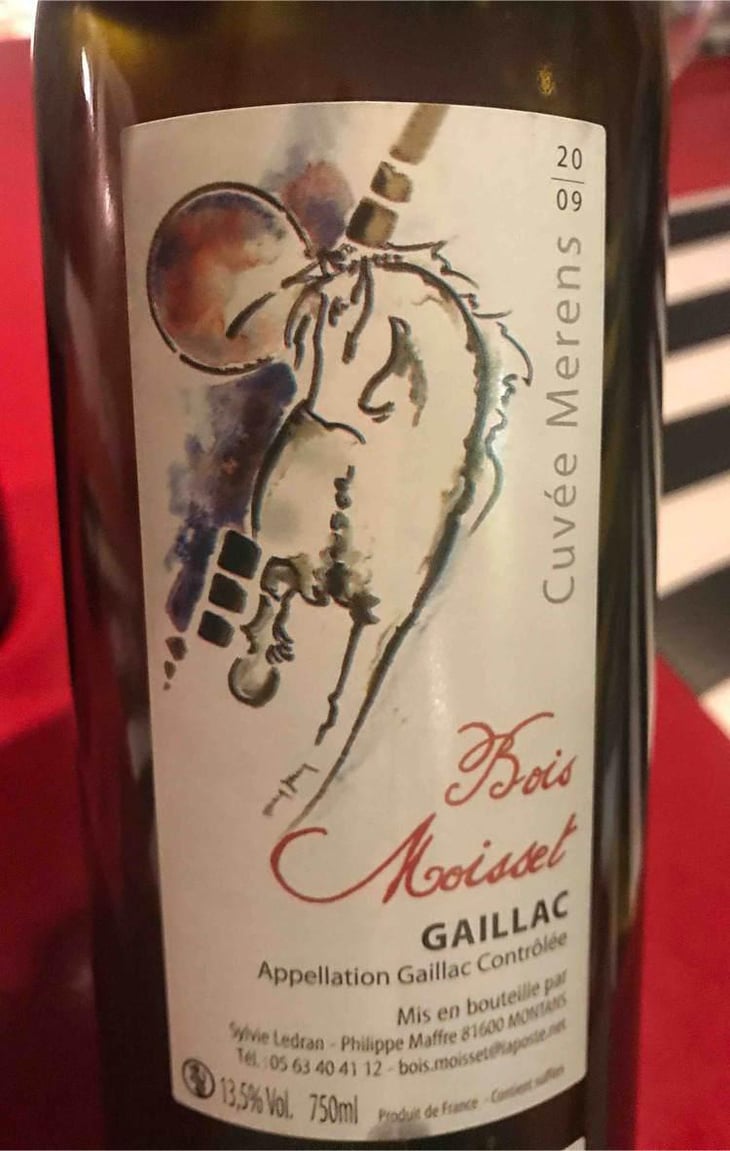 Cuvée Merens - Domaine Ferme Bois Moisset - Sylvie & Philippe Maffre 