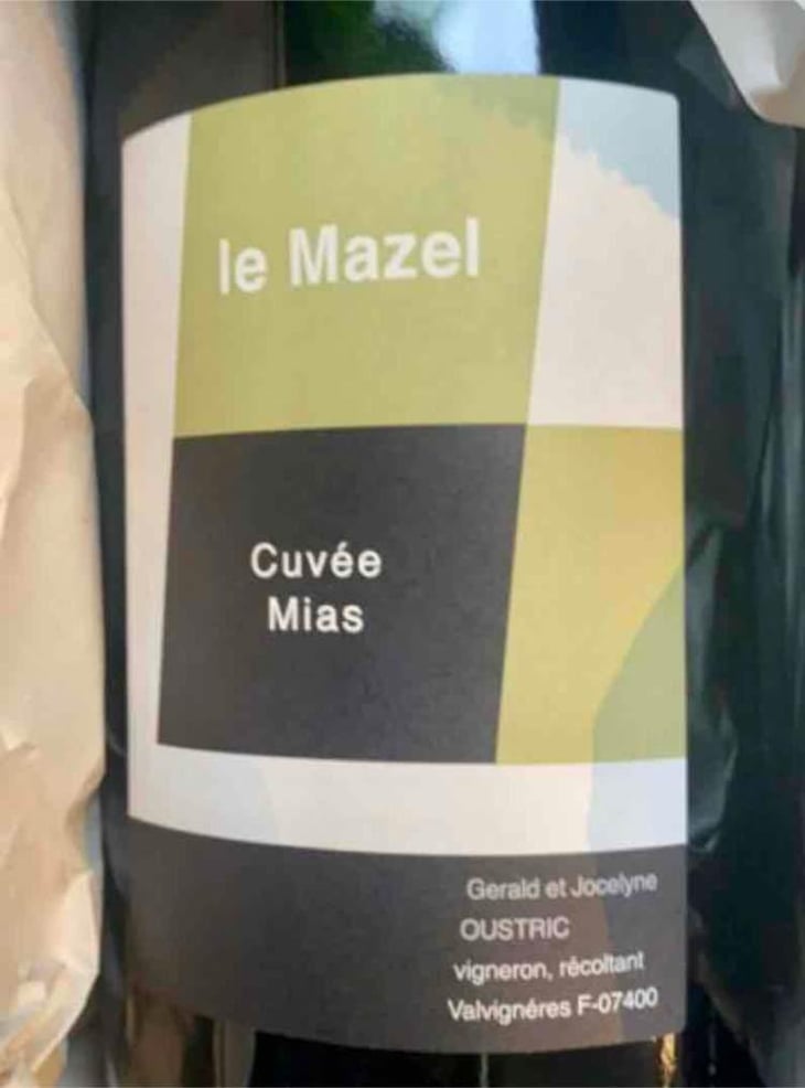Cuvée Mias - Le Mazel - Gérald & Jocelyne Oustric 