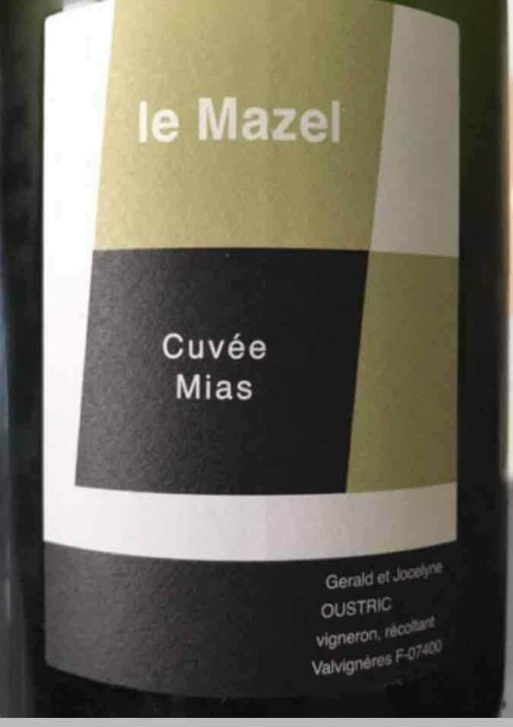 Cuvée Mias - Le Mazel - Gérald & Jocelyne Oustric 