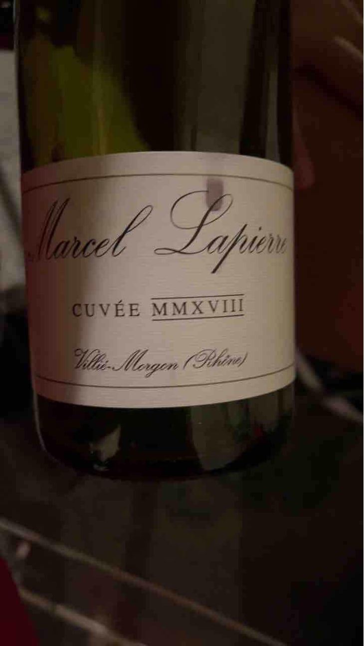 Cuvée Marcel Lapierre - Domaine Marcel Lapierre - Mathieu & Camille Lapierre 