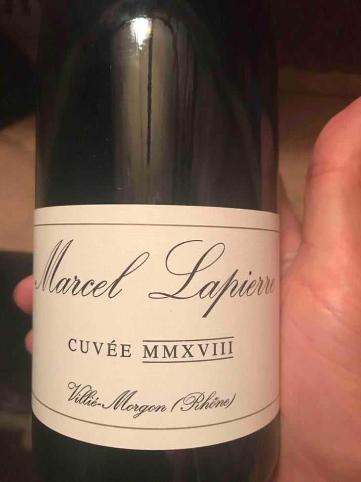 Cuvée Marcel Lapierre - Domaine Marcel Lapierre - Mathieu & Camille Lapierre 