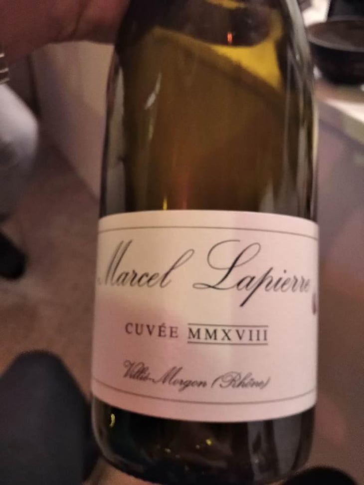 Cuvée Marcel Lapierre - Domaine Marcel Lapierre - Mathieu & Camille Lapierre 