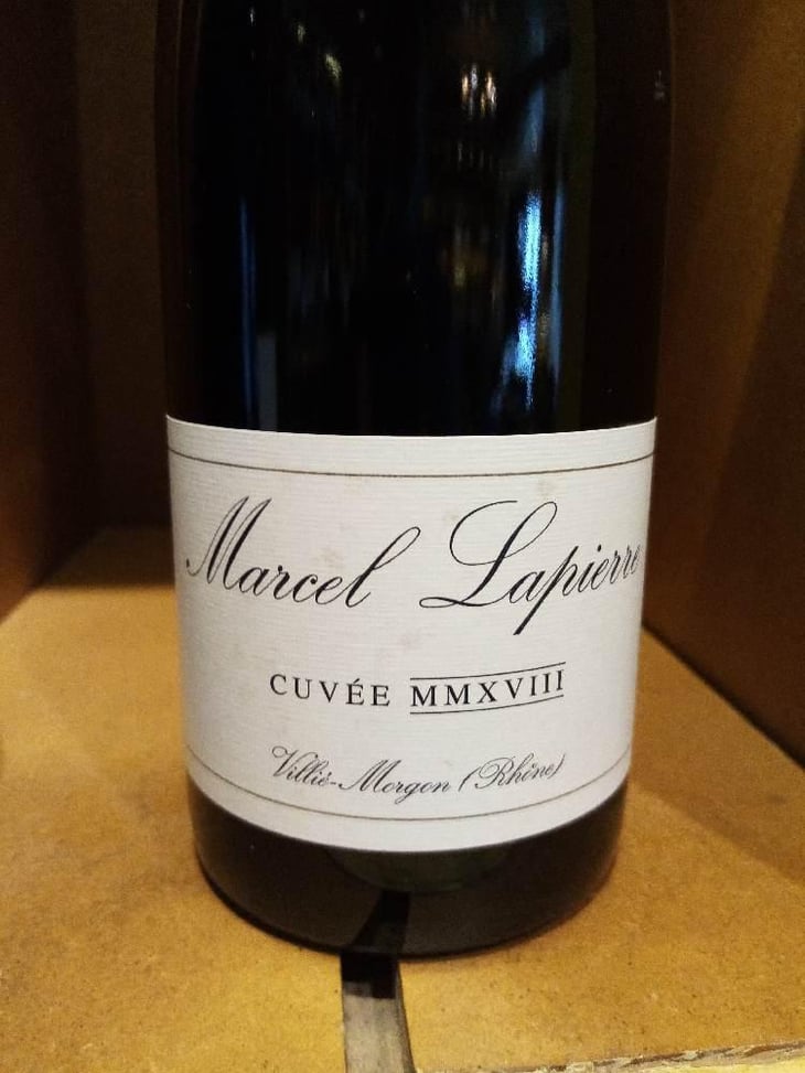 Cuvée Marcel Lapierre - Domaine Marcel Lapierre - Mathieu & Camille Lapierre 