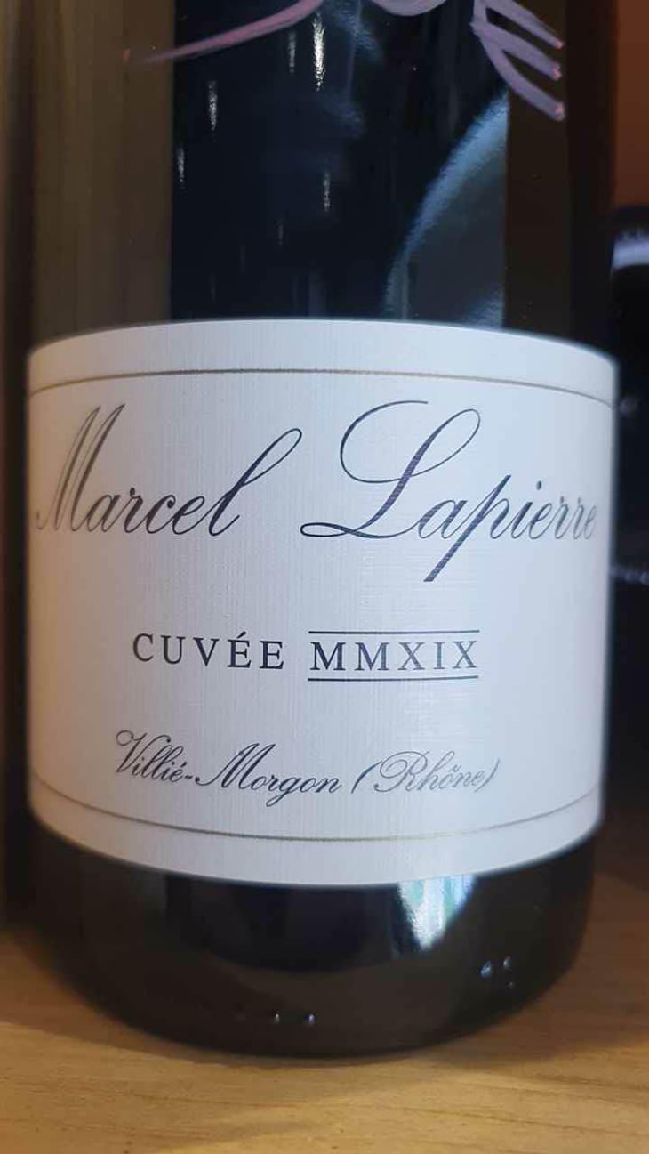 Cuvée Marcel Lapierre - Domaine Marcel Lapierre - Mathieu & Camille Lapierre 