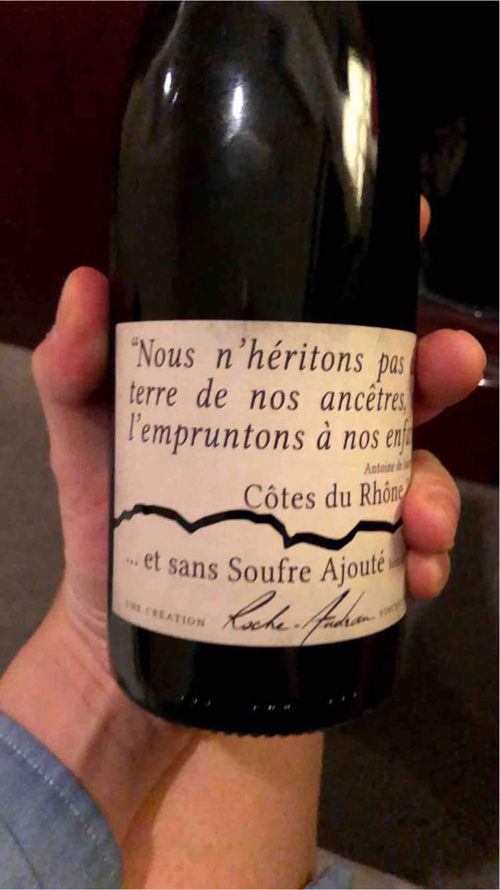 Cuvée Nature - Domaine Roche-Audran - Vincent Rochette 