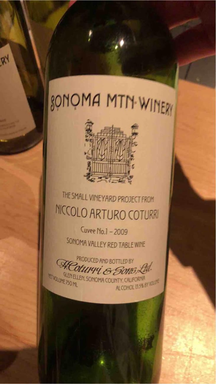 Cuvée No.1 - Sonoma Mtn Winery - Nic Coturri & Dan Marioni 