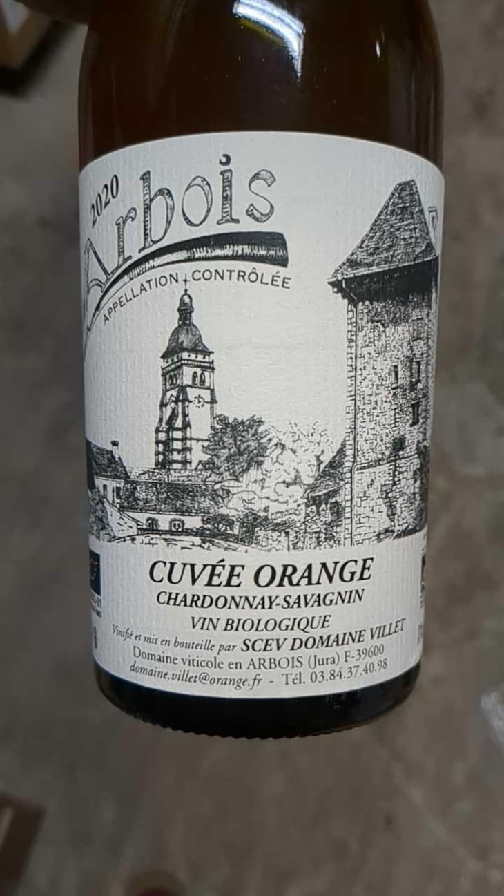 Cuvée Orange - Domaine Villet - Gérard & Christine Villet -2018