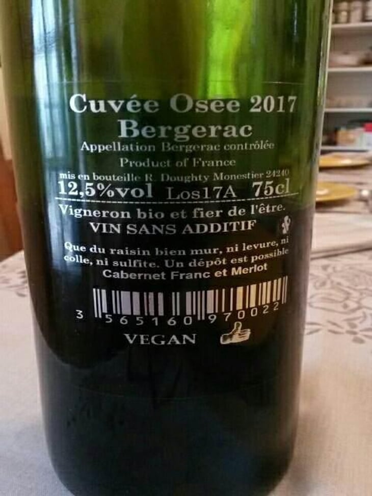 Cuvée Osée - Château Richard - Richard Doughty 