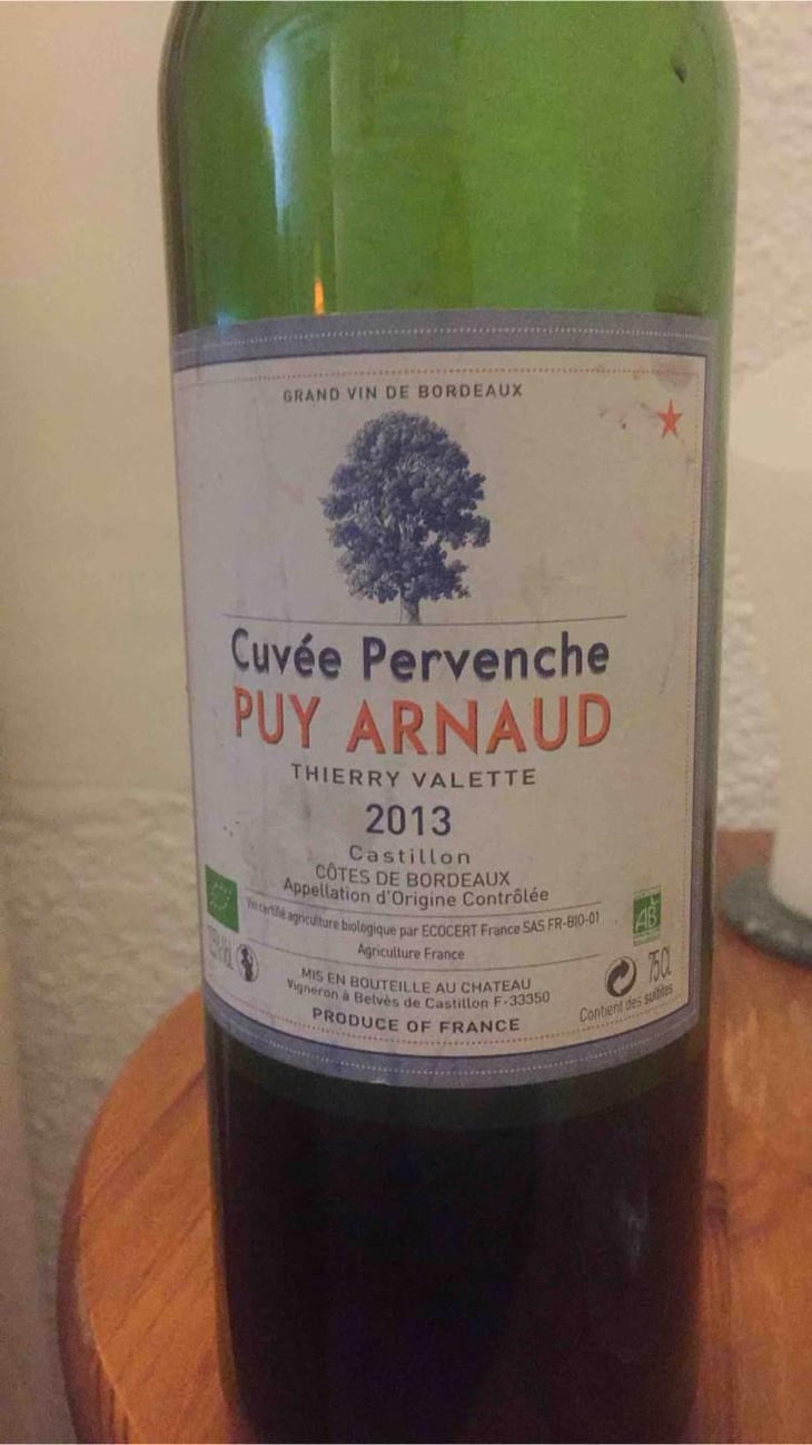 Cuvee Pervenche - Clos Puy Arnaud - Thierry Valette 