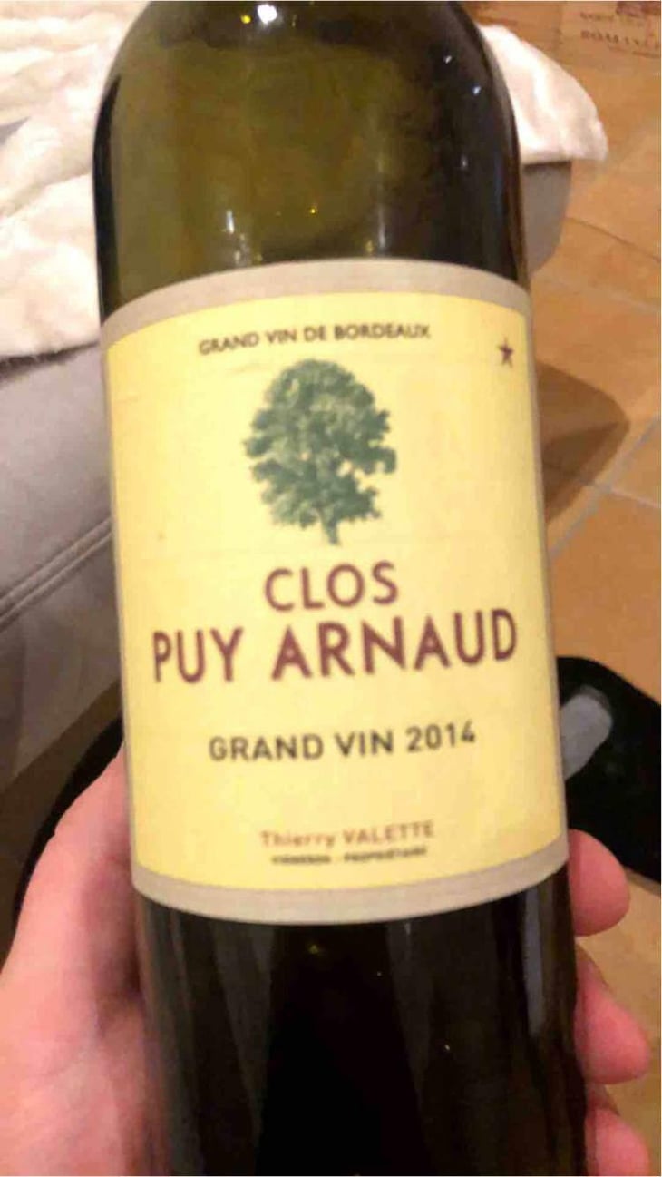 Cuvee Pervenche - Clos Puy Arnaud - Thierry Valette 