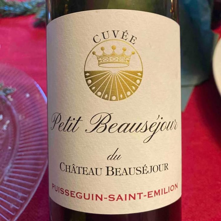 Cuvée Petit Beauséjour - Château Beauséjour - Gérard Dupuy -2018
