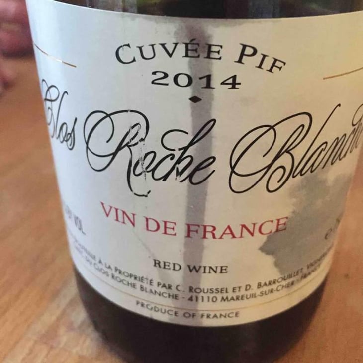 Cuvée Pif - Clos Roche Blanche - Catherine Roussel & Didier Barrouillet (RETIRED) 