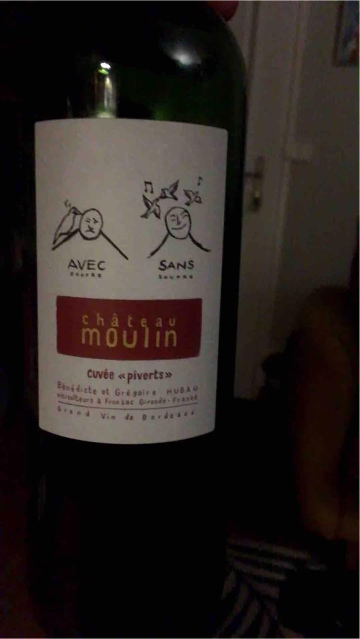 Cuvée Piverts - Château Moulin Pey-Labrie - Bénédicte & Grégoire Hubau 