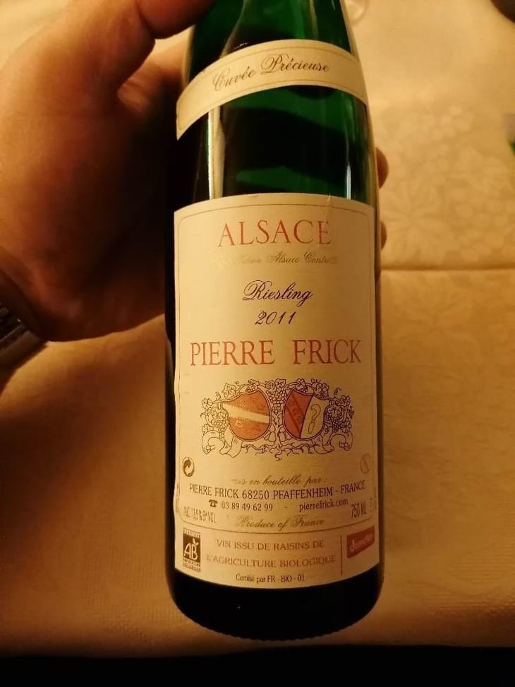 Cuvée Precieuse - Domaine Pierre Frick - Jean-Pierre, Chantal et Thomas Frick 