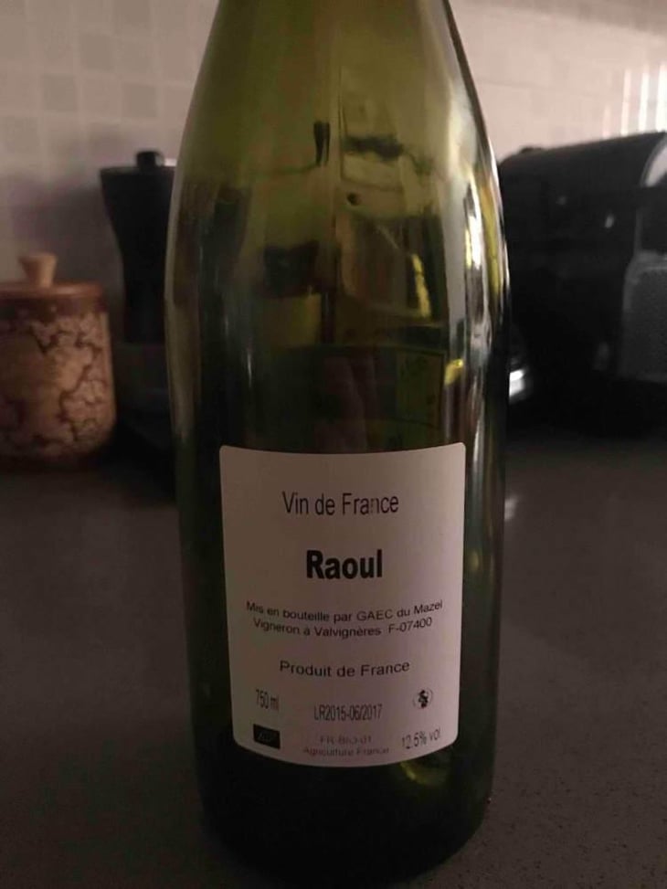 Cuvée Raoul - Le Mazel - Gérald & Jocelyne Oustric 