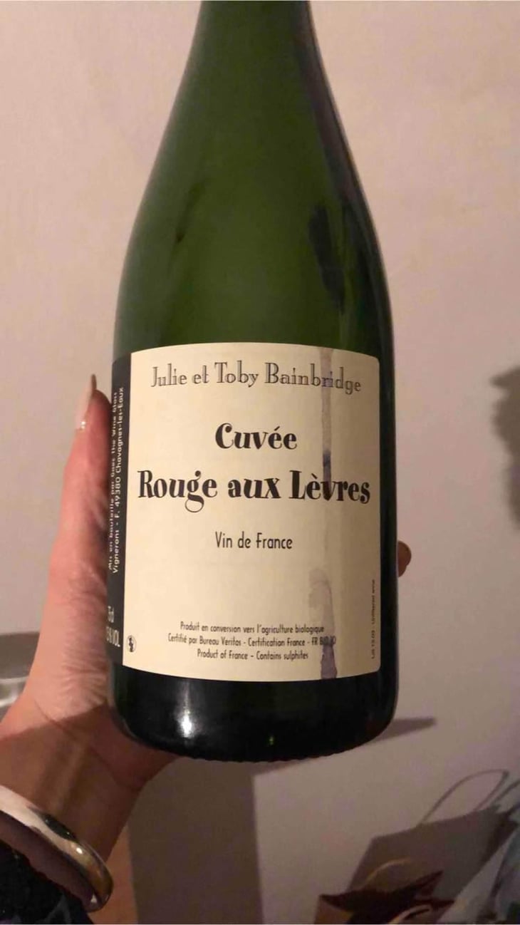 Cuvée Rouge Aux Lèvres - Bainbridge & Cathcart - Toby & Julie Bainbridge 