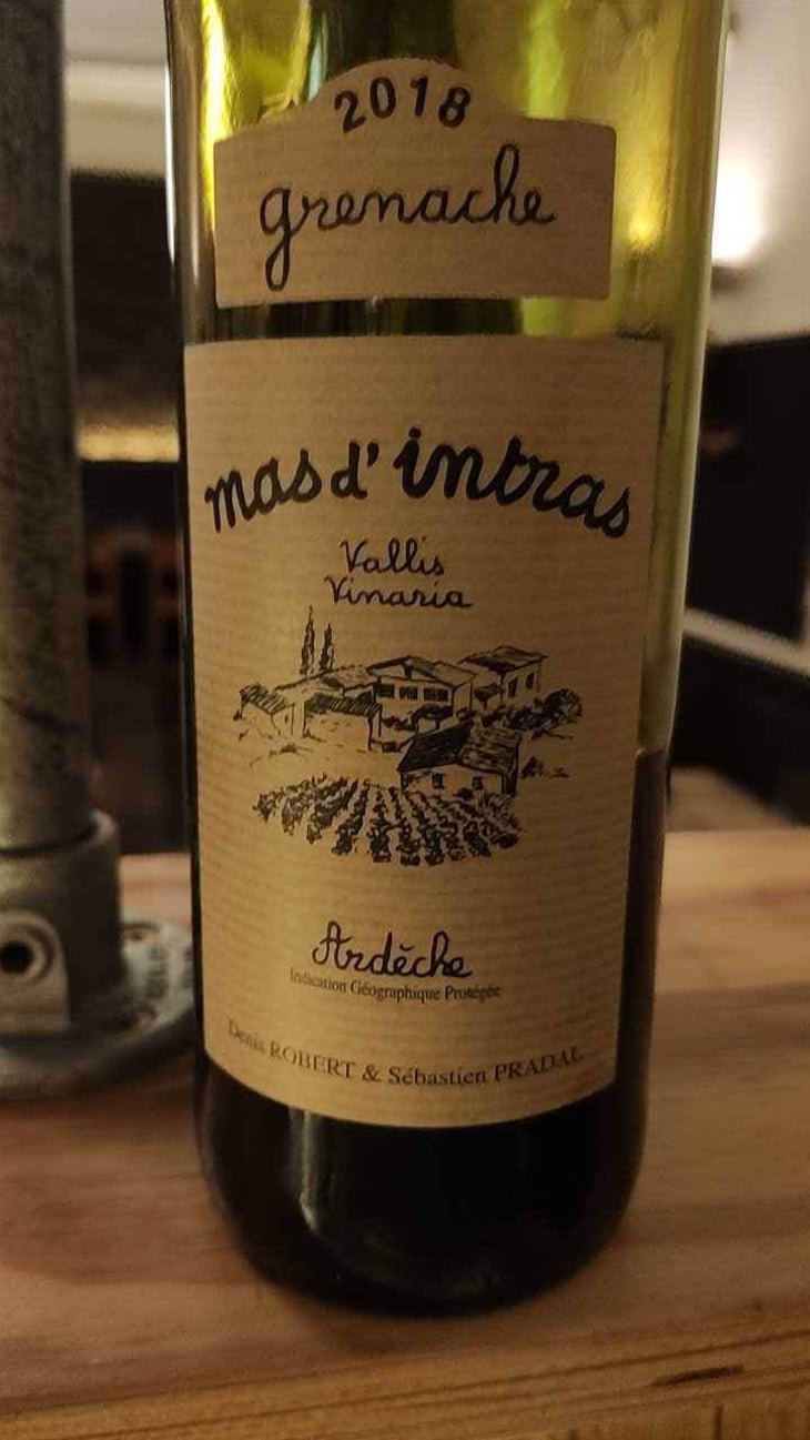 Cuvée Rustique - Mas D'Intras - Sébastien Pradal & Denis Robert 