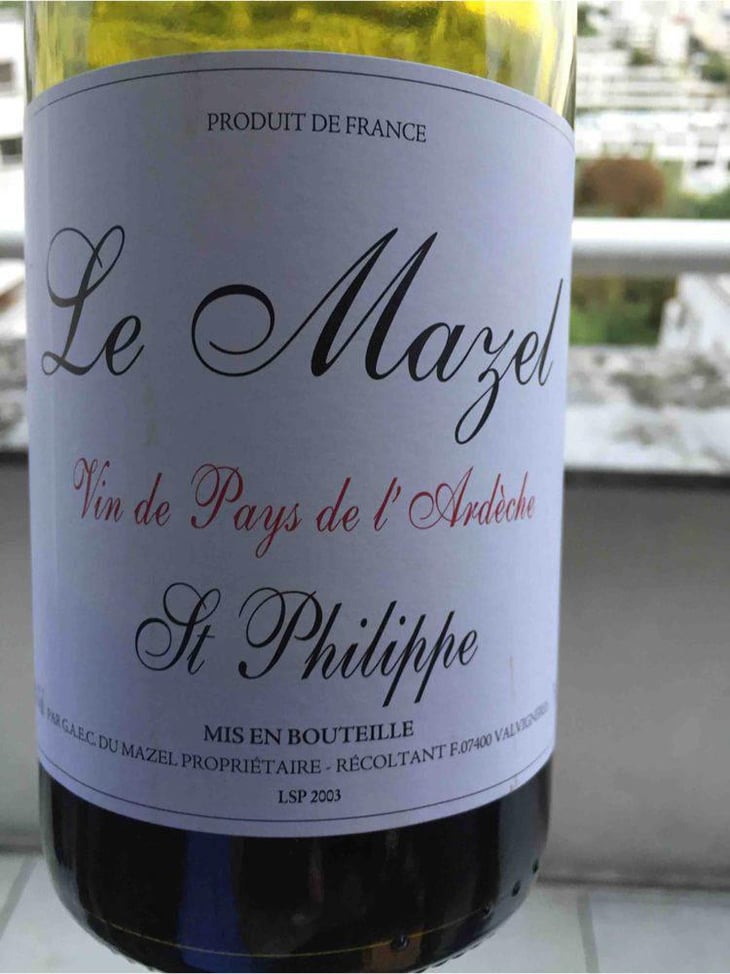 Cuvée Saint-Philippe - Le Mazel - Gérald & Jocelyne Oustric 