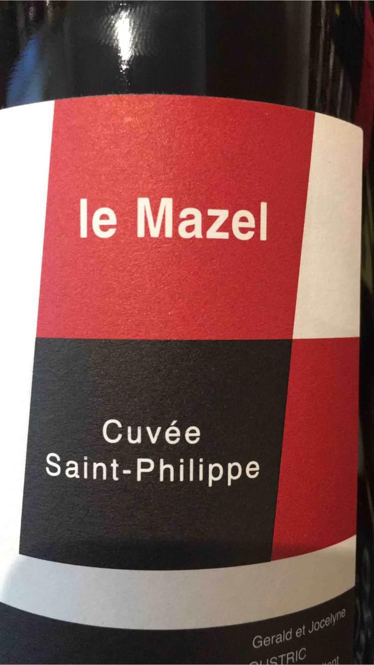 Cuvée Saint-Philippe - Le Mazel - Gérald & Jocelyne Oustric 