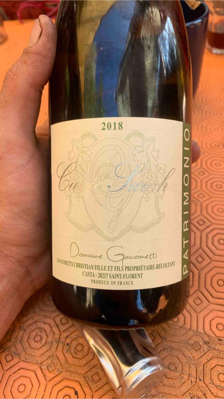 Cuvée Sarah - Domaine Giacometti - Sarah & Simon Giacometti 