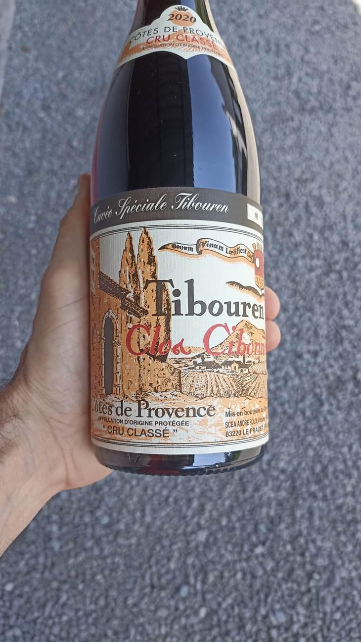 Cuvée Spéciale Tibouren - Clos Cibonne - Olivier Deforges -2020