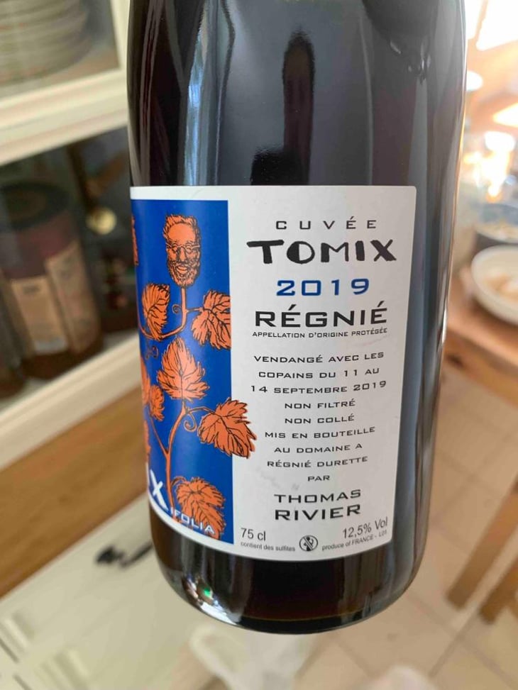 Cuvée Tomix - Thomas Rivier - Thomas Rivier -2019