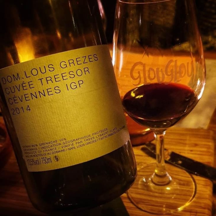 Cuvée Treesor IGP Cévennes - Domaine Lous Grèzes - Luc & Trees Lybaert 