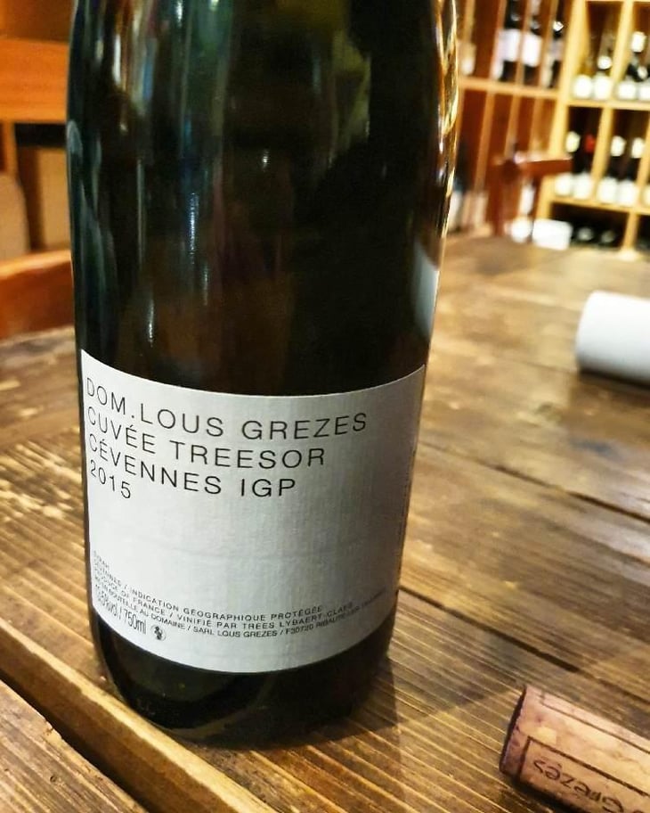 Cuvée Treesor IGP Cévennes - Domaine Lous Grèzes - Luc & Trees Lybaert 