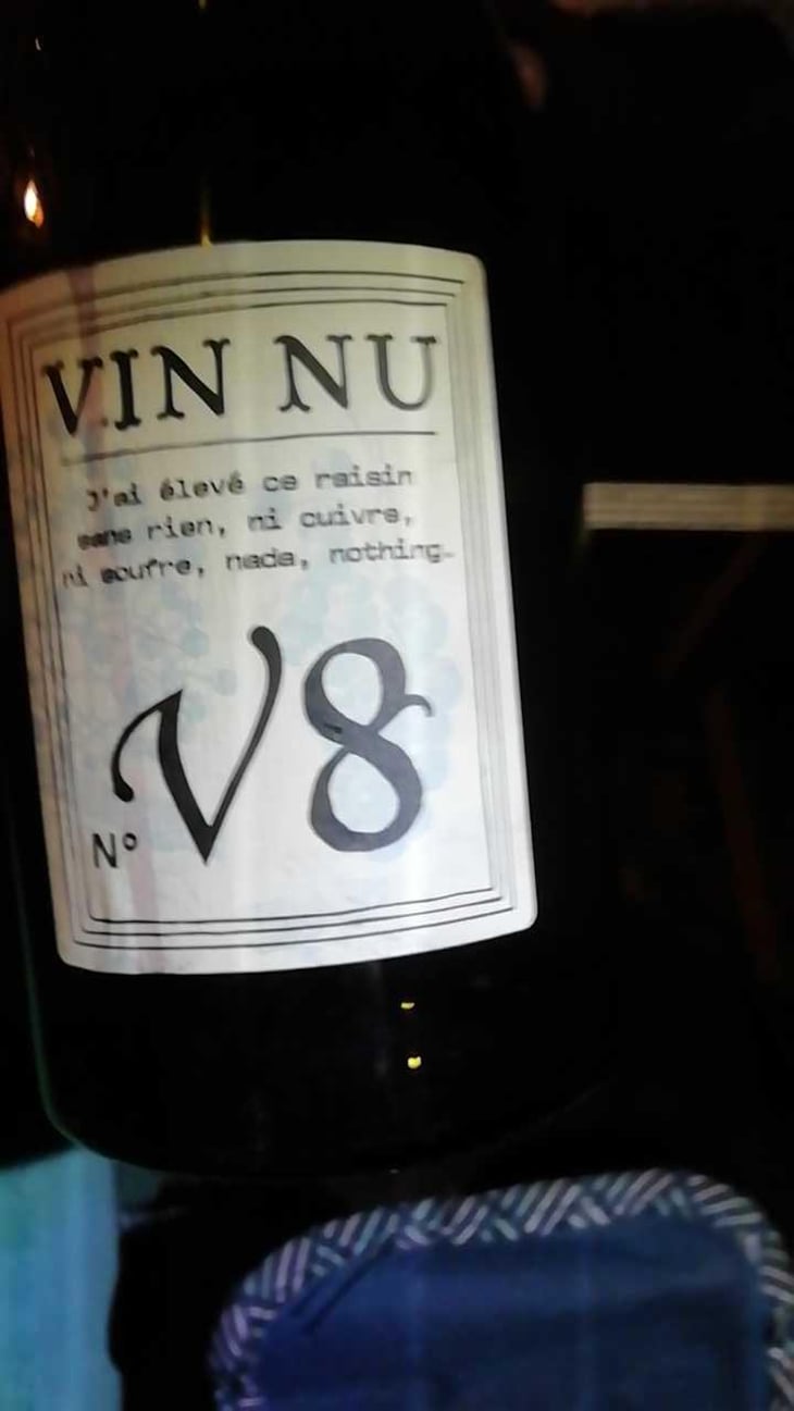 Cuvée V8 - Vin Nu - Myrtilles Du Trimoulet - Geoffrey Estienne 