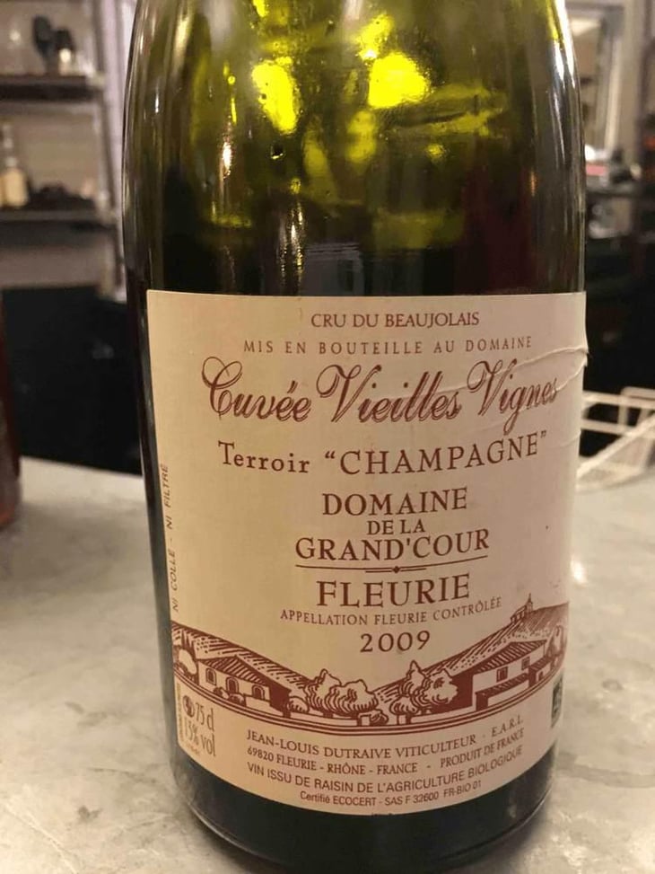 Cuvée Vieilles Vignes "Champagne" - Domaine de la Grand'Cour - Jean-Louis Dutraive 
