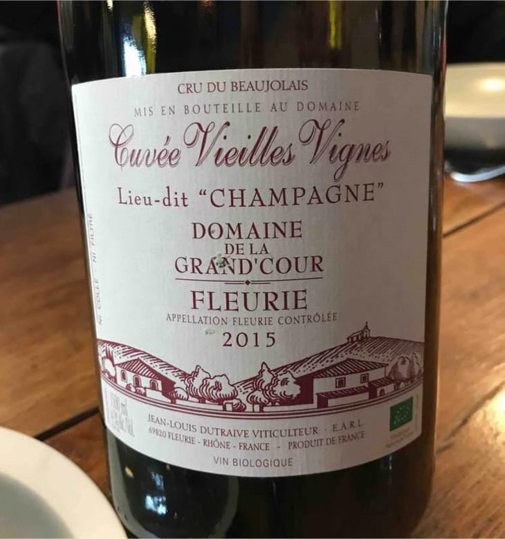 Cuvée Vieilles Vignes "Champagne" - Domaine de la Grand'Cour - Jean-Louis Dutraive 
