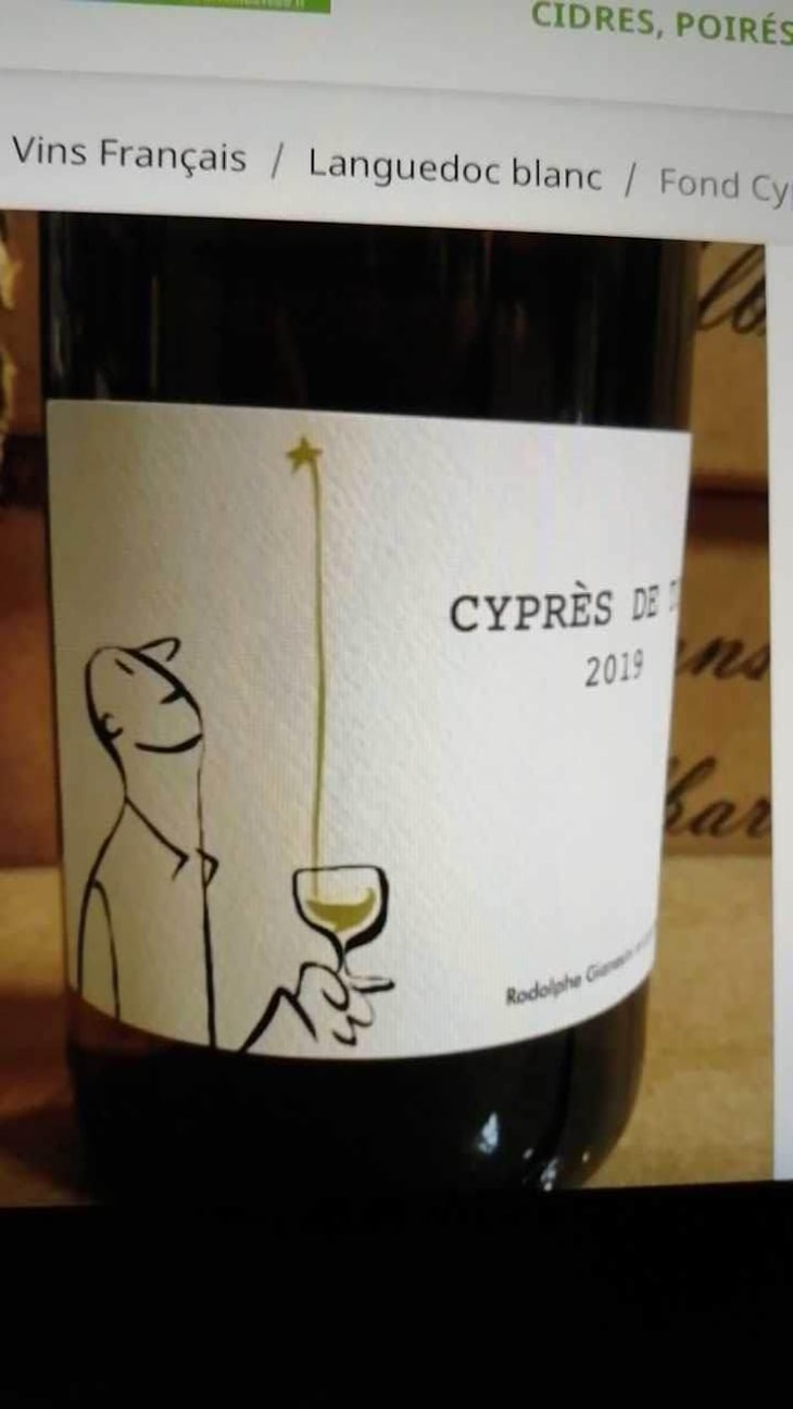 CYPRÈS DE TOI  (Blanc) - Fond Cyprès - Rodolphe Gianesini & Laetitia Ourliac 