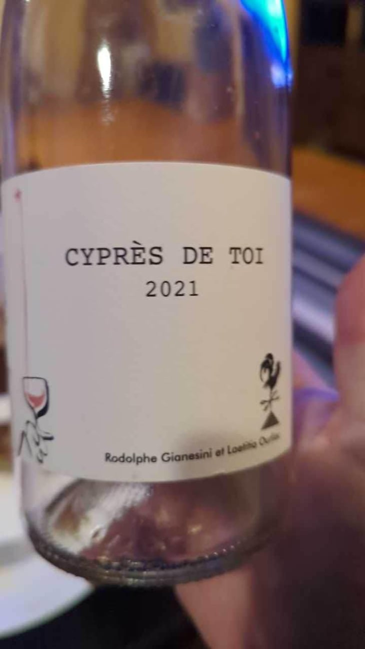 CYPRÈS DE TOI  (Blanc) - Fond Cyprès - Rodolphe Gianesini & Laetitia Ourliac 