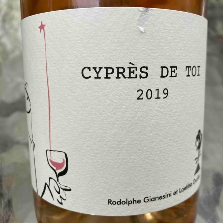 Cyprès de Toi (Rosé) 2025 - Fond Cyprès - Rodolphe Gianesini & Laetitia Ourliac 
