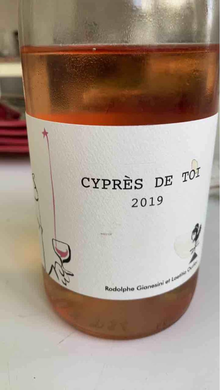 Cyprès de Toi (Rosé) 2025 - Fond Cyprès - Rodolphe Gianesini & Laetitia Ourliac 