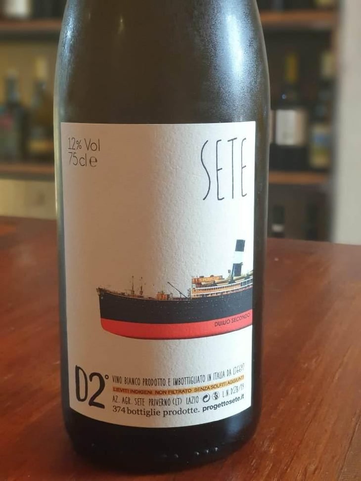 D2° Bianco - Sete - Vini Naturali - Emiliano Giorgi, Arcangelo Galuppi, Martina D’Alessio 