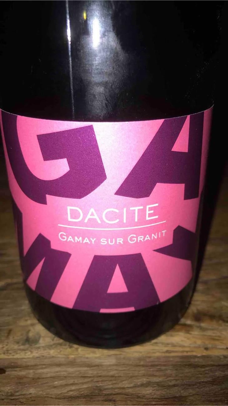 Dacite - Vins de la Madone - Gilles Bonnefoy 
