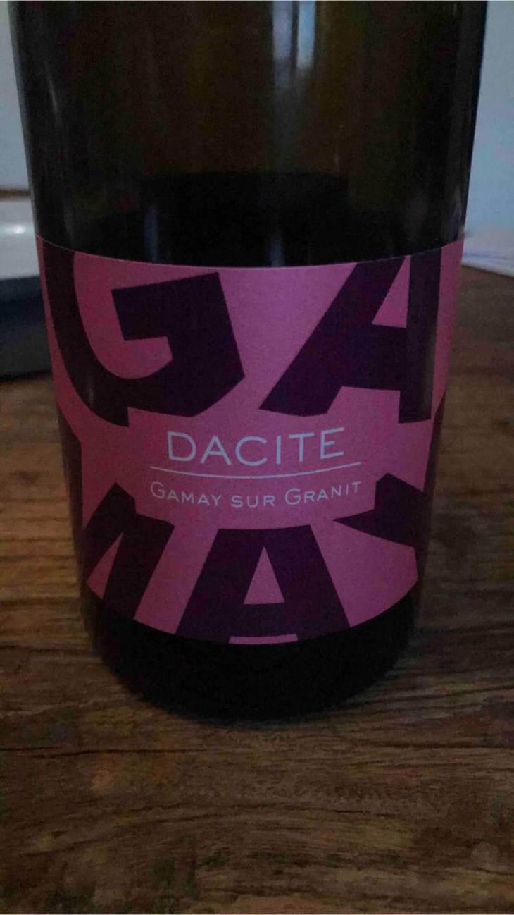 Dacite - Vins de la Madone - Gilles Bonnefoy 
