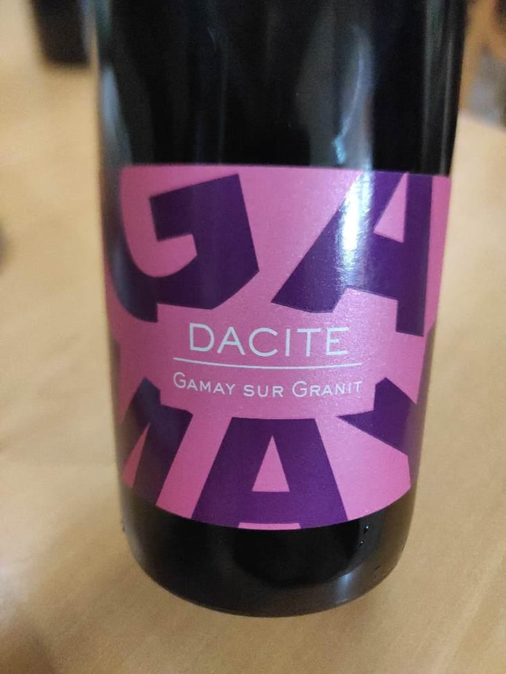Dacite - Vins de la Madone - Gilles Bonnefoy 