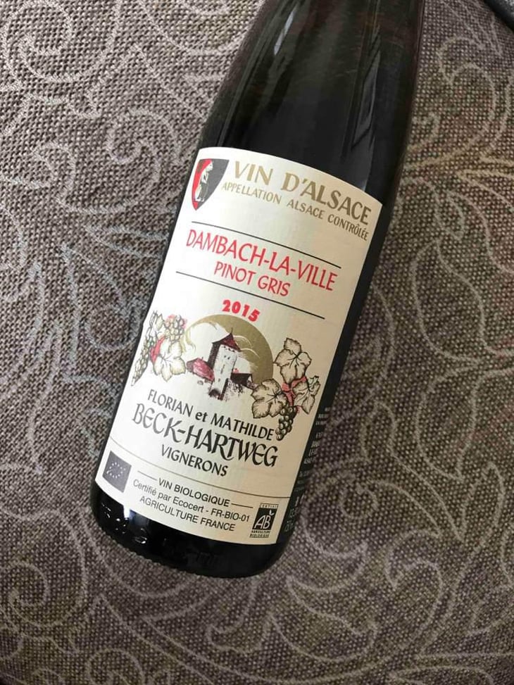 Dambach-La-Ville Pinot Gris - Florian & Mathilde Beck-Hartweg - Florian & Mathilde Beck-Hartweg -2019
