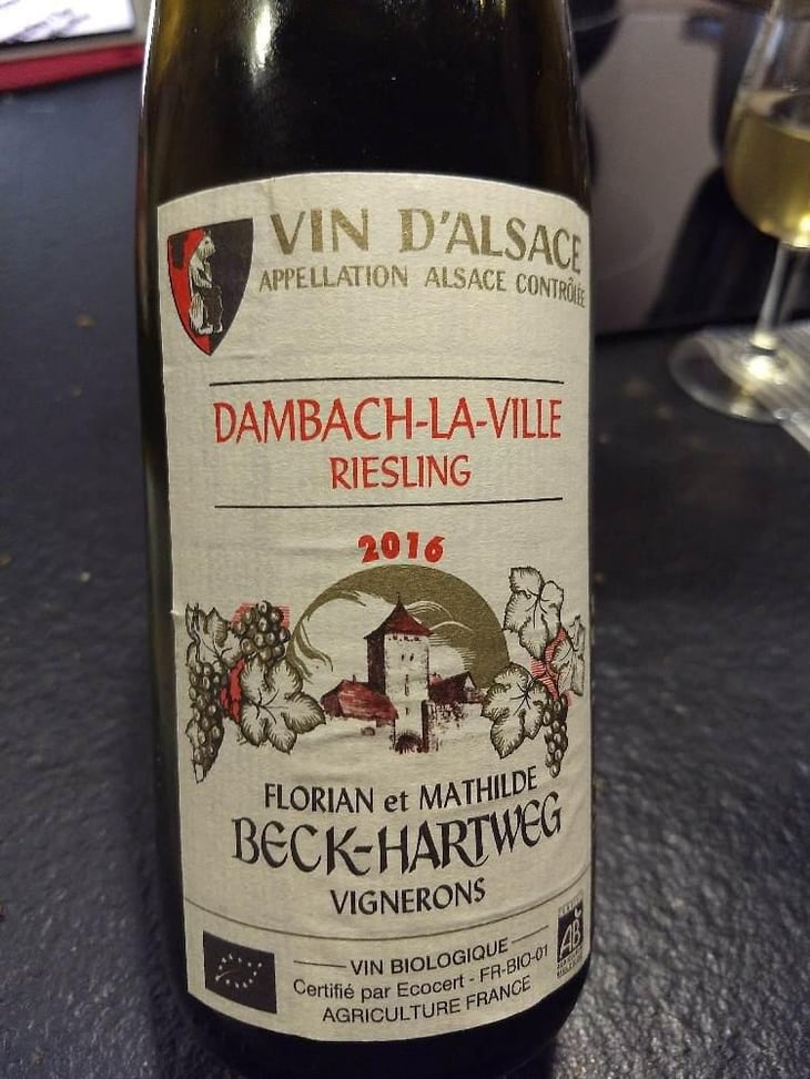 Dambach-La-Ville Pinot Gris - Florian & Mathilde Beck-Hartweg - Florian & Mathilde Beck-Hartweg -2019
