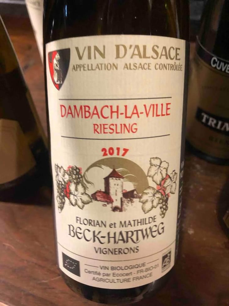 Dambach-La-Ville Pinot Gris - Florian & Mathilde Beck-Hartweg - Florian & Mathilde Beck-Hartweg -2019